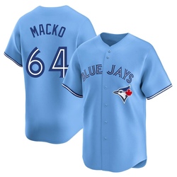 Adam Macko Men's Toronto Blue Jays Blue Limited Powder Alternate Jersey