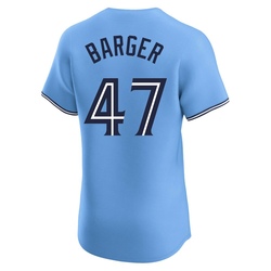 Addison Barger Men's Toronto Blue Jays Blue Elite Powder Alternate Jersey