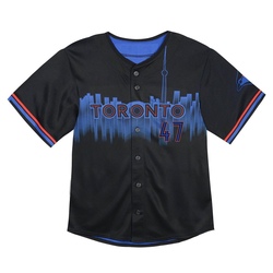 Addison Barger Toddler Toronto Blue Jays Black Limited 2024 City Connect Jersey