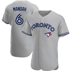 Alek Manoah Men's Toronto Blue Jays Gray Authentic Road Jersey