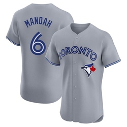 Alek Manoah Men's Toronto Blue Jays Gray Elite Road Jersey
