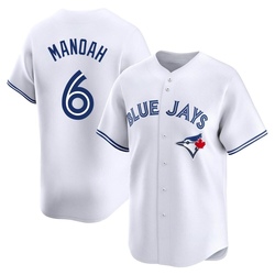Alek Manoah Men's Toronto Blue Jays White Limited Home Jersey