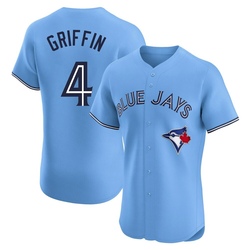 Alfredo Griffin Men's Toronto Blue Jays Blue Elite Powder Alternate Jersey