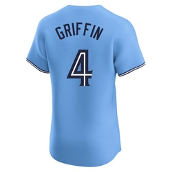 Alfredo Griffin Men's Toronto Blue Jays Blue Elite Powder Alternate Jersey