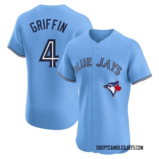 Alfredo Griffin Men's Toronto Blue Jays Blue Elite Powder Alternate Jersey