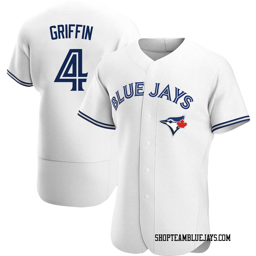 Alfredo Griffin Men's Toronto Blue Jays White Authentic Home Jersey