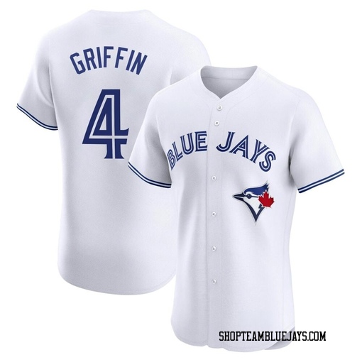 Alfredo Griffin Men's Toronto Blue Jays White Elite Home Jersey