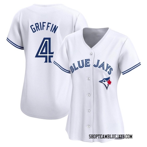 Alfredo Griffin Women's Toronto Blue Jays White Limited Home Jersey