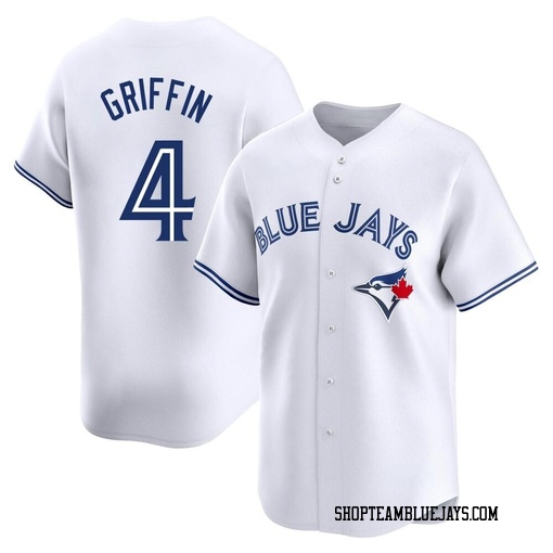Alfredo Griffin Youth Toronto Blue Jays White Limited Home Jersey