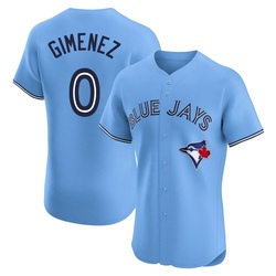 Andres Gimenez Men's Toronto Blue Jays Blue Elite Powder Alternate Jersey