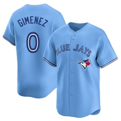 Andres Gimenez Men's Toronto Blue Jays Blue Limited Powder Alternate Jersey