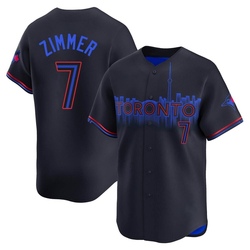 Bradley Zimmer Men's Toronto Blue Jays Black Limited 2024 City Connect Jersey