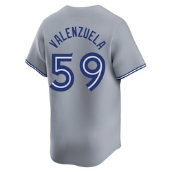 Brandon Valenzuela Men's Toronto Blue Jays Gray Limited Away Jersey