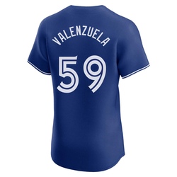 Brandon Valenzuela Men's Toronto Blue Jays Royal Elite Alternate Jersey
