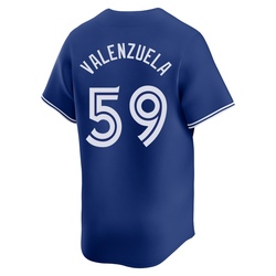 Brandon Valenzuela Youth Toronto Blue Jays Royal Limited Alternate Jersey