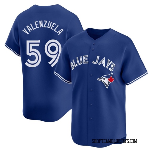 Brandon Valenzuela Youth Toronto Blue Jays Royal Limited Alternate Jersey