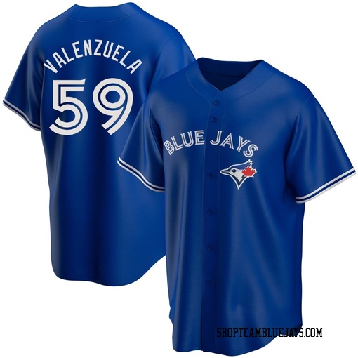 Brandon Valenzuela Youth Toronto Blue Jays Royal Replica Alternate Jersey