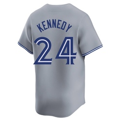 Buddy Kennedy Men's Toronto Blue Jays Gray Limited Away Jersey