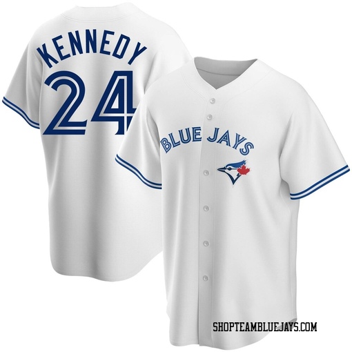 Buddy Kennedy Men's Toronto Blue Jays White Replica Home Jersey