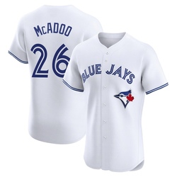 Charles McAdoo Men's Toronto Blue Jays White Elite Home Jersey