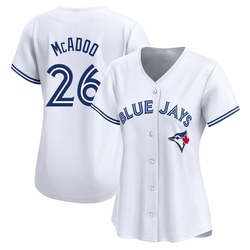 Charles McAdoo Women's Toronto Blue Jays White Limited Home Jersey
