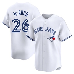 Charles McAdoo Youth Toronto Blue Jays White Limited Home Jersey