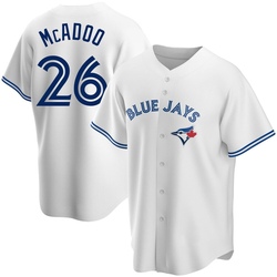 Charles McAdoo Youth Toronto Blue Jays White Replica Home Jersey