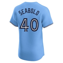 Connor Seabold Men's Toronto Blue Jays Blue Elite Powder Alternate Jersey
