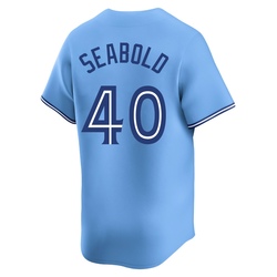 Connor Seabold Men's Toronto Blue Jays Blue Limited Powder Alternate Jersey