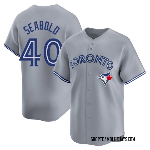 Connor Seabold Men's Toronto Blue Jays Gray Limited Away Jersey