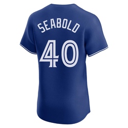 Connor Seabold Men's Toronto Blue Jays Royal Elite Alternate Jersey
