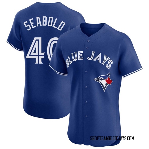 Connor Seabold Men's Toronto Blue Jays Royal Elite Alternate Jersey