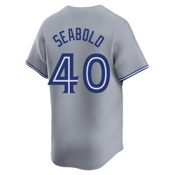 Connor Seabold Youth Toronto Blue Jays Gray Limited Away Jersey