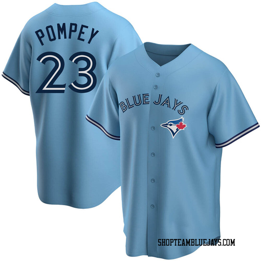 Dalton Pompey Youth Toronto Blue Jays Blue Replica Powder Alternate Jersey