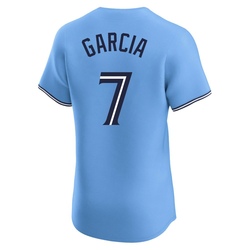 Damaso Garcia Men's Toronto Blue Jays Blue Elite Powder Alternate Jersey