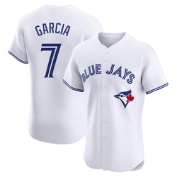 Damaso Garcia Men's Toronto Blue Jays White Elite Home Jersey