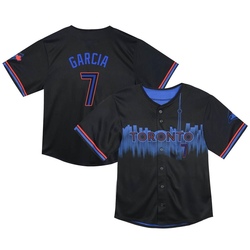 Damaso Garcia Toddler Toronto Blue Jays Black Limited 2024 City Connect Jersey