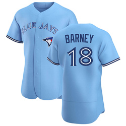 Darwin Barney Men's Toronto Blue Jays Blue Authentic Powder Alternate Jersey