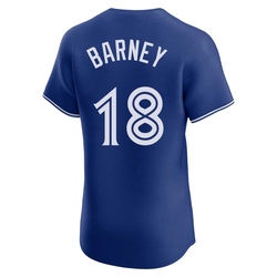 Darwin Barney Men's Toronto Blue Jays Royal Elite Alternate Jersey