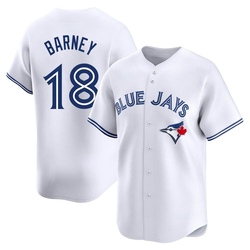Darwin Barney Men's Toronto Blue Jays White Limited Home Jersey