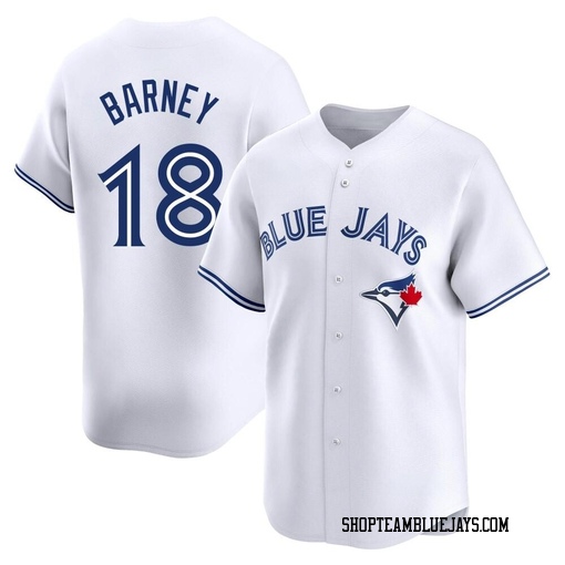 Darwin Barney Men's Toronto Blue Jays White Limited Home Jersey