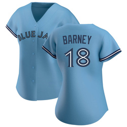 Darwin Barney Women's Toronto Blue Jays Blue Authentic Jersey
