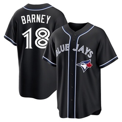 Darwin Barney Youth Toronto Blue Jays Black Replica Fashion Out Jersey