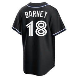 Darwin Barney Youth Toronto Blue Jays Black Replica Fashion Out Jersey