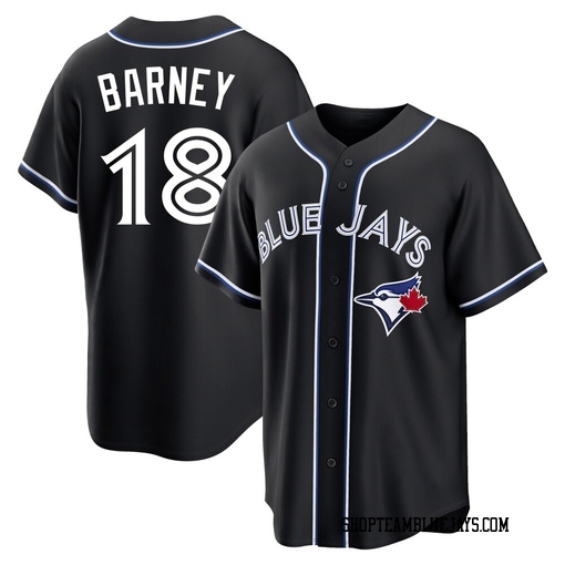 Darwin Barney Youth Toronto Blue Jays Black Replica Fashion Out Jersey
