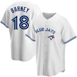 Darwin Barney Youth Toronto Blue Jays White Replica Home Jersey