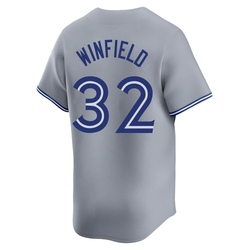 Dave Winfield Men's Toronto Blue Jays Gray Limited Away Jersey