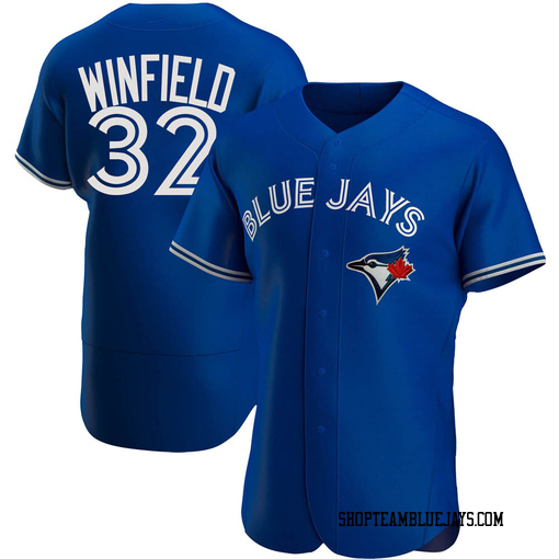 Dave Winfield Men's Toronto Blue Jays Royal Authentic Alternate Jersey
