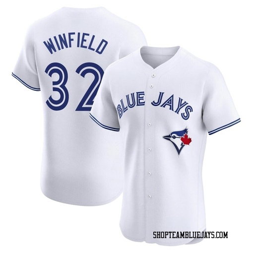 Dave Winfield Men's Toronto Blue Jays White Elite Home Jersey
