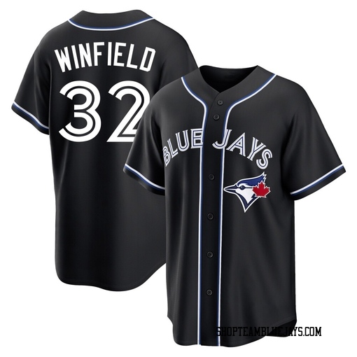Dave Winfield Youth Toronto Blue Jays Black Replica Fashion Out Jersey
